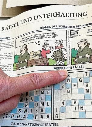Kritik hagelte es am fehlenden Vergleichsrätsel: Das kommt auf Wunsch der Leser bald zurück. Foto: Friedrich