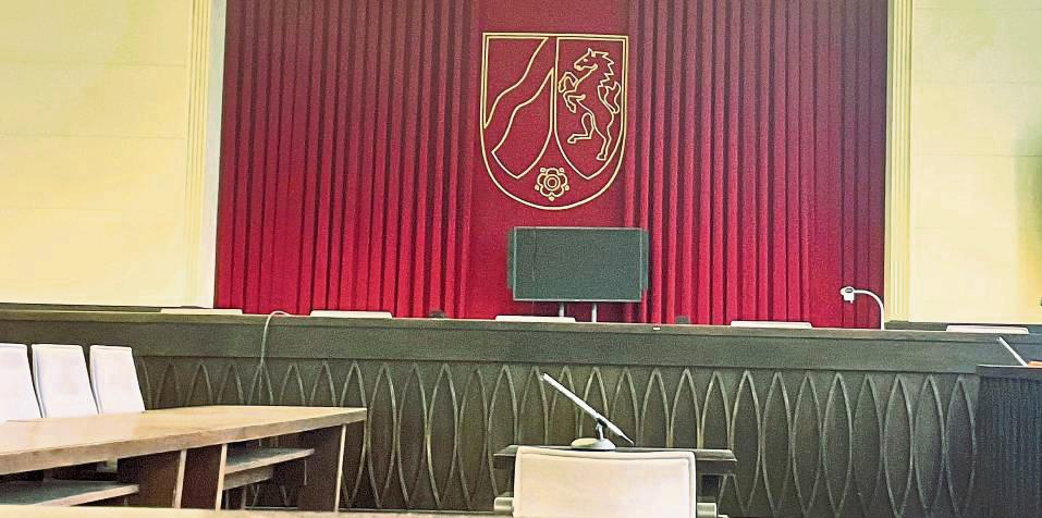 Hier wurde das strafmildernde Urteil gefällt: Saal 205 im Landgericht Paderborn. Foto: Vielberg