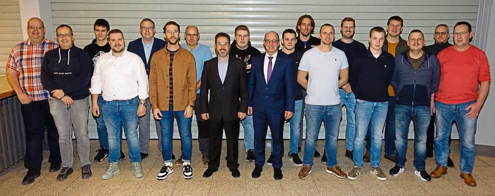 Die Altenrüthener Schützen sind bereit für ihr Hochfest und weitere Termine. Foto: Kloer