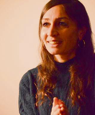 Gilda Sahebi las auf Einladung des Kulturraums Synagoge in Lippstadt. Foto: Dietmar Gröbing