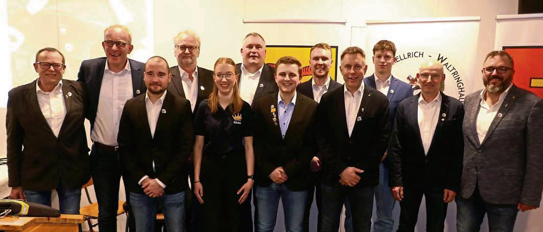 Die wiedergewählten Vorstandsmitglieder freuten sich über das entgegengebrachte Vertrauen bei den turnusmäßigen Wahlen. Foto: Reinhard Priesnitz