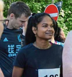 Sapna Richter startete beim Berlin-Marathon
