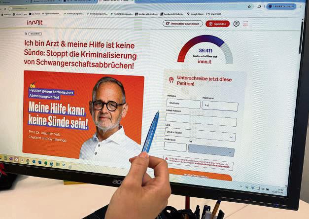 Der Kanzler bekommt bald Post: Die an die Bundesregierung gerichtete Petition von Joachim Volz zählte am Donnerstagmorgen bereits über 110 000 Unterschriften. Foto: Friedrich