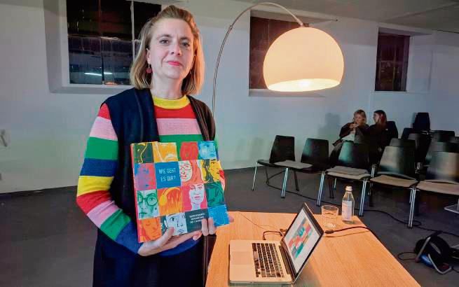 Julia Kleinbeck im Kulturraum Synagoge. Foto: Andreas Balzer