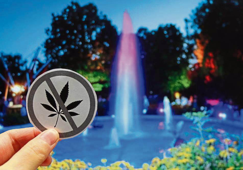 Unter anderem im Kurpark in Bad Westernkotten sollte ein allgemeines Cannabis-Verbot gelten. Die Mehrheit des Rates war jedoch dagegen. Archivfoto: Dietz