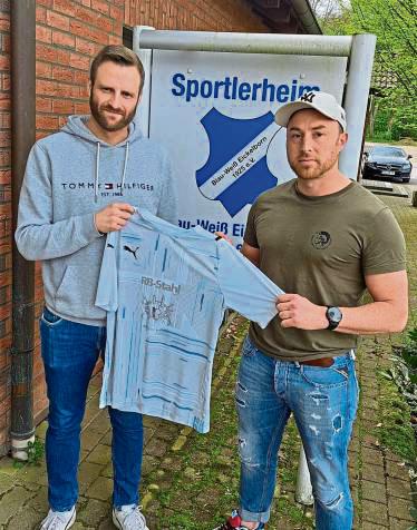 Bilden das neue Trainergespann von BW Eickelborn: Tobias Gottbrath (l.) und Giuliano Modica.