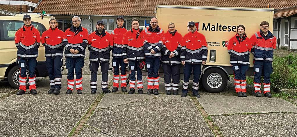 Der Betreuungsdienst ist nur eine der Aufgaben, die die Malteser im Katastrophenfall übernehmen. Elf Mitglieder der Stadtgliederung Lippstadt haben sich jetzt fortgebildet.