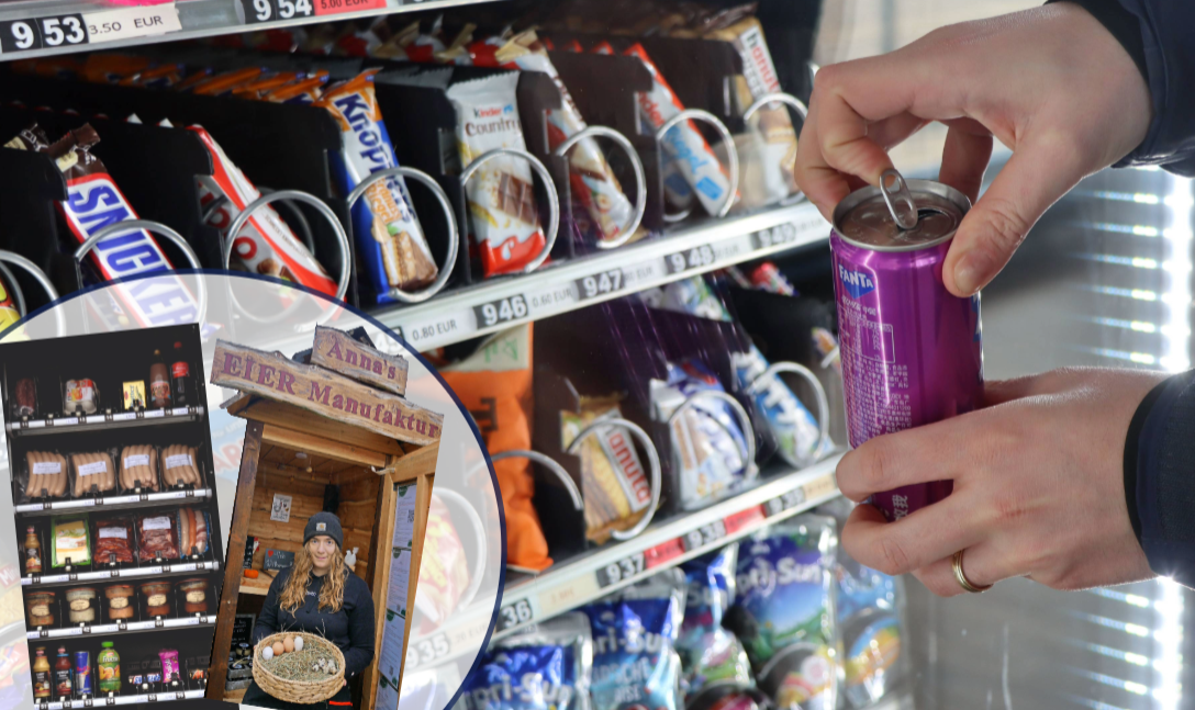 Ob Energy-Dose, Bio-Ei oder Grillfleisch: Solche Automaten sind auch im Altkreis Lippstadt im Trend. Foto: Dietz
