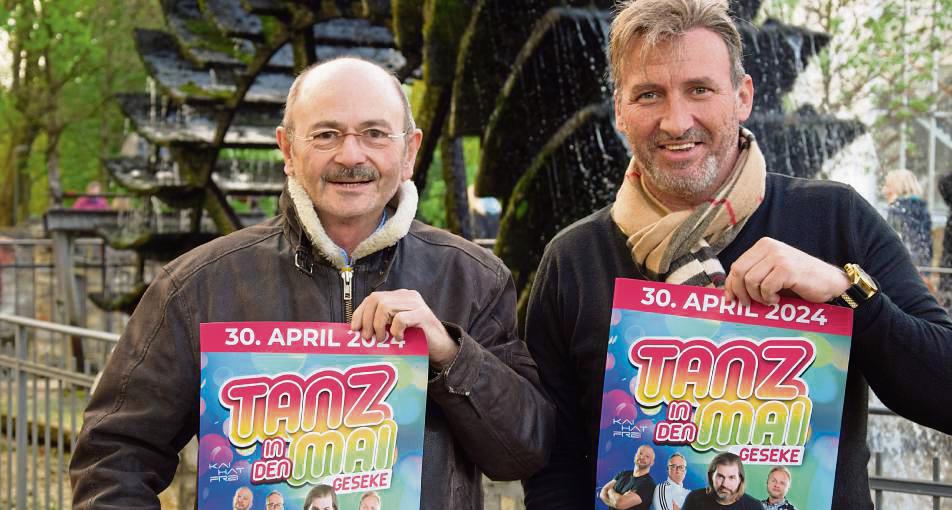 Haben schon Lust aufs Feiern (v.l.): Mike Di Rella und Oliver Holste. Foto: Kossack