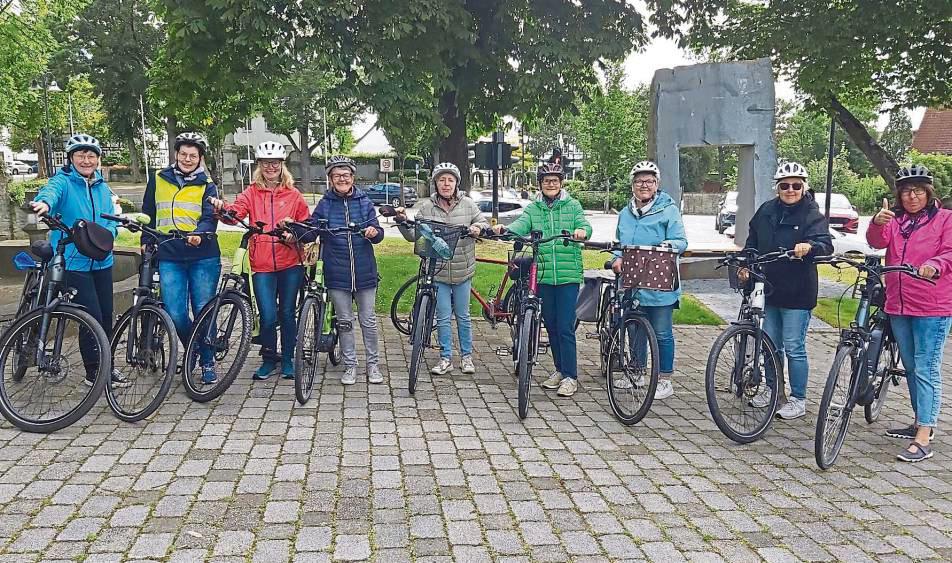 Die Frauen der kfd Anröchte traten am fleißigsten in die Pedale: Beim Stadtradeln legten sie insgesamt 17 543 Kilometer zurück.