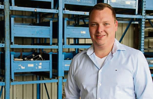 Daniel Köhler ist sauer. Die massive Grundsteuererhöhung bringt seinen Betrieb zusätzlich unter Druck. Fotos: Niggenaber