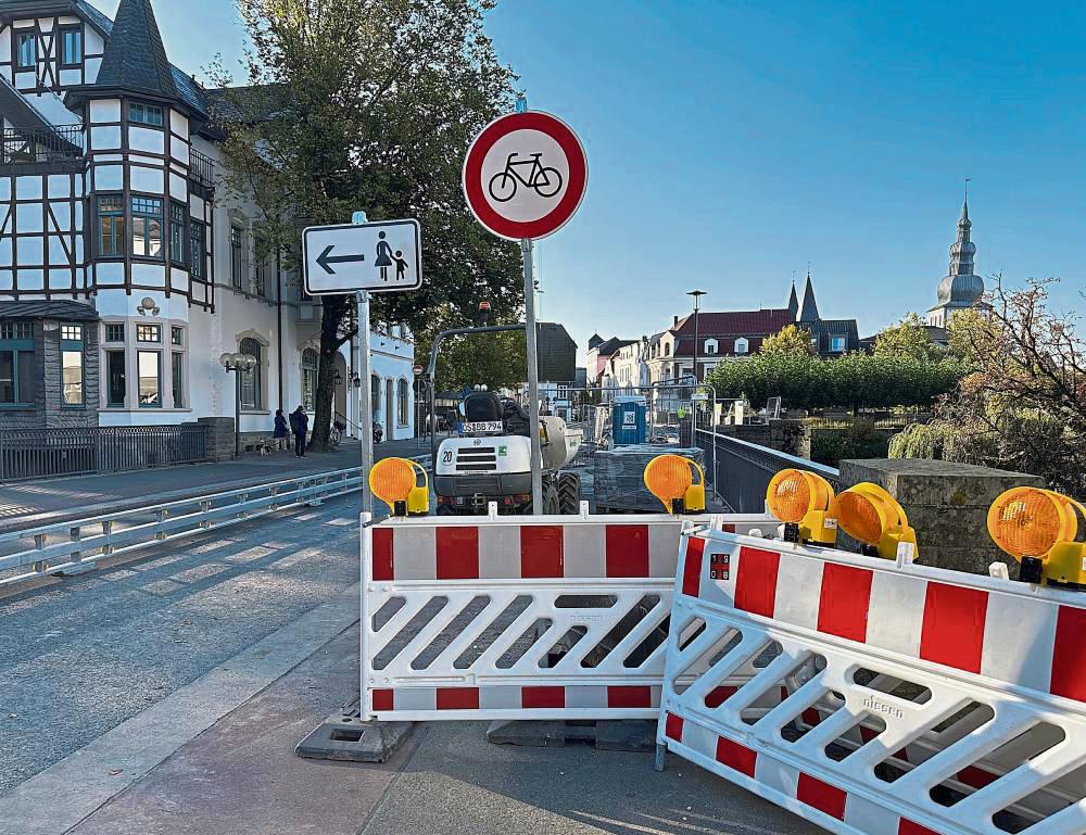 Das Lippertor wird neu begrünt, der Geh- und Radweg rund um den Lippebug modernisiert: Die Arbeiten sollen vor der Herbstwoche abgeschlossen sein. Foto: Carolin Cegelski