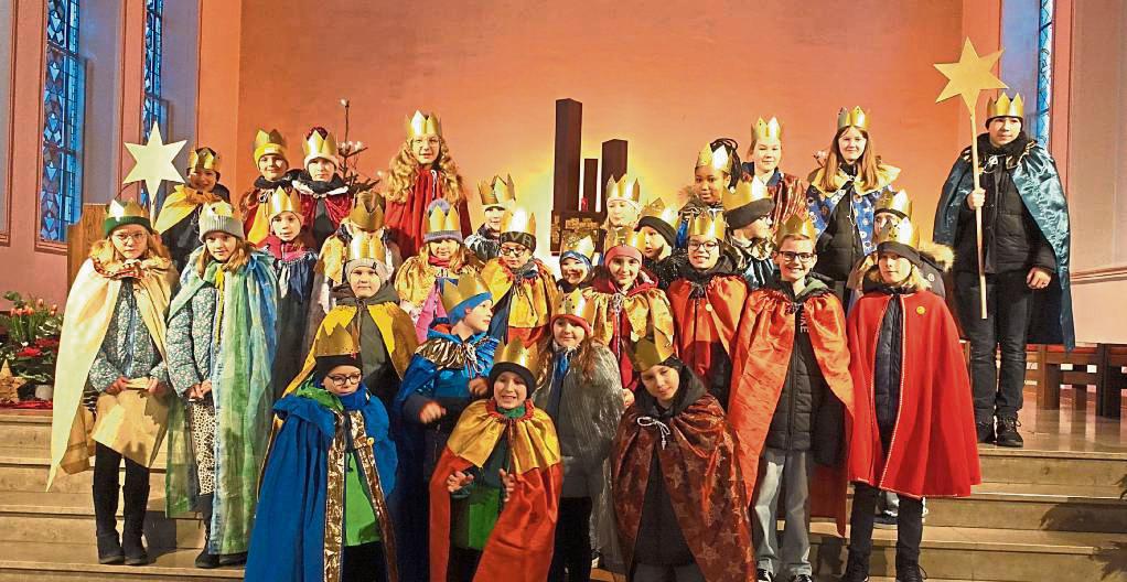 Im vergangenen Jahr waren 30 Kinder der St.-Elisabeth-Gemeinde im Lippstädter Norden unterwegs und verteilten die Segensaufkleber.
