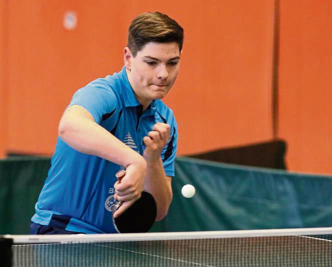 Jakob Kramer vom LTV überzeugte im Heimspiel gegen Bexterhagen. Seine beiden Einzel gewann er. Foto: Wiegand
