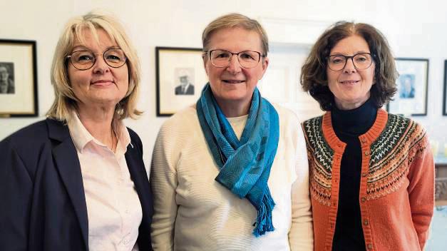 Freuen sich auf vielfältige Erfahrungen und Geschichten, v.l.: Sylvia Helmig, Karin Depenbusch und Marlies Horst-Marx.