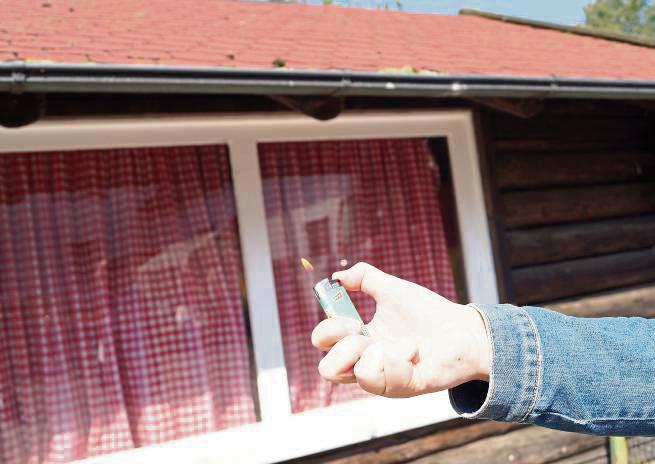 Das Anzünden einer Gartenhütte ist Brandstiftung und kein Kavaliersdelikt. Symbol-Foto: Stallmeister
