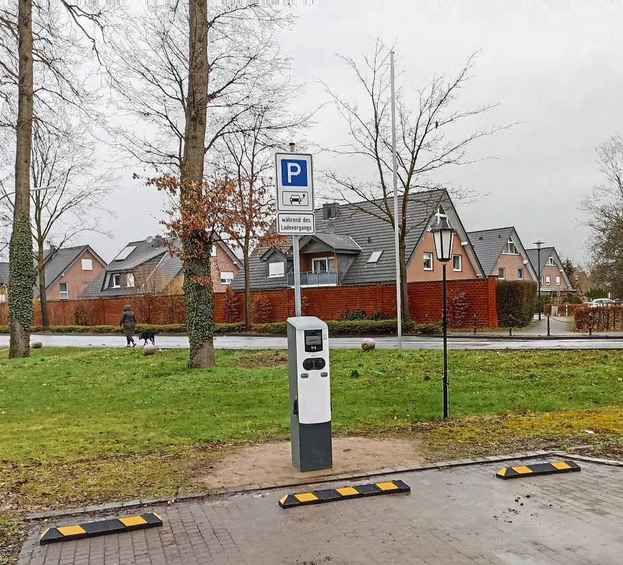 Auch in den Stadtteilen versorgen die Stadtwerke die Stromer-Kundschaft mit Energie, wie etwa hier an der Cappeler Stiftsallee.