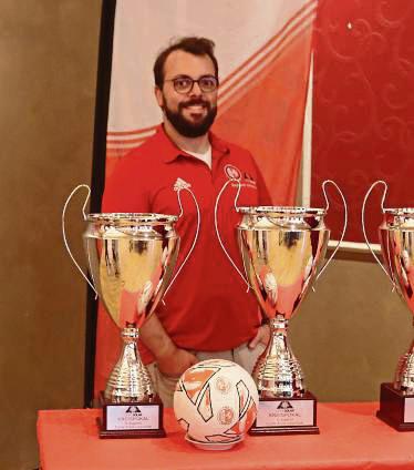 Dorian Weiß (Vorsitzender Kreisjugendausschuss) blickt der neuen Saison optimistisch entgegen. Foto: Feichtinger