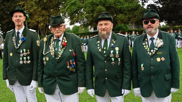 Unser Bild zeigt, v.l.: Timo Zimmermann, Siggi Große, Dirk Walter und Detlef Kentsch. Foto: Wissing
