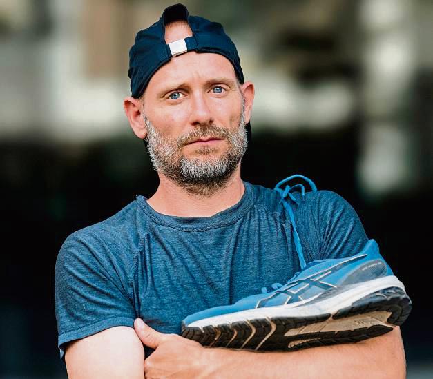 Er läuft von Schwalmtal-Hostert bis nach Berlin: André Sole-Bergers sammelt Spenden für einen Film, der das Schicksal der Kinder sichtbar machen soll, die im Rahmen des nationalsozialistischen Euthanasieprogramms ermordet wurden.