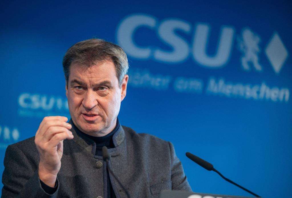 Die Wahlrechtsreform der Ampel erzürnt vor allem die CSU: Bayerns Ministerpräsident Markus Söder. - Foto: Peter Kneffel/dpa