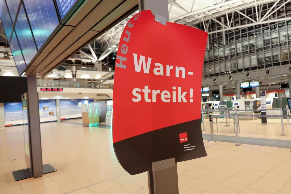 Die Gewerkschaft Verdi und die Eisenbahn- und Verkehrsgewerkschaft haben für Montag zu einem großen Warnstreik aufgerufen. - Foto: Bodo Marks/dpa