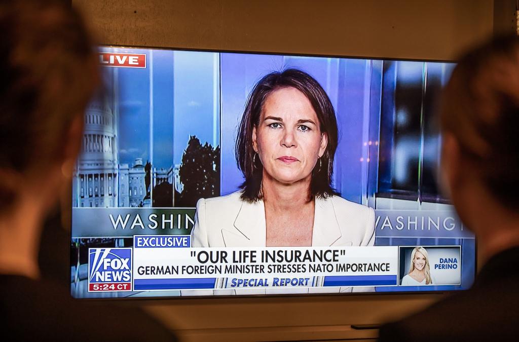 Annalena Baerbock hatte Xi Jinping in dem Fox-Interview als Diktator bezeichnet. - Foto: Michael Kappeler/dpa