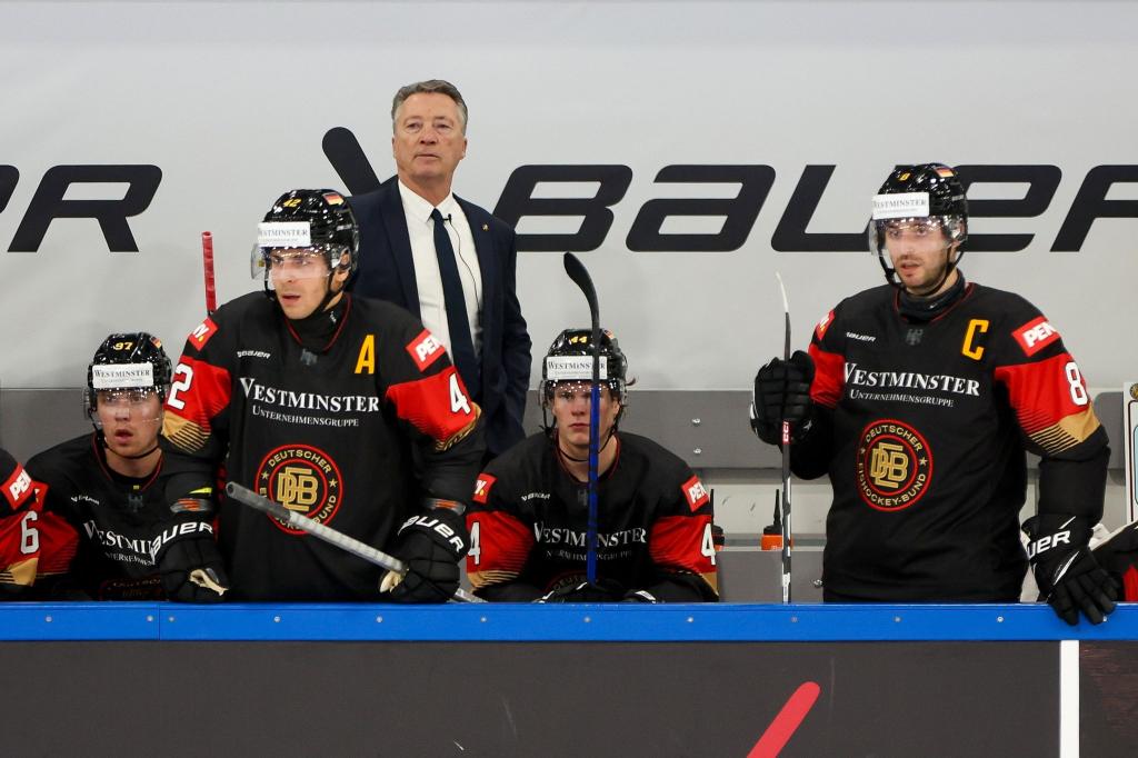 Einige Nationalspieler trugen bereits beim Deutschland Cup einen Halsschutz. - Foto: Christian Kolbert/dpa
