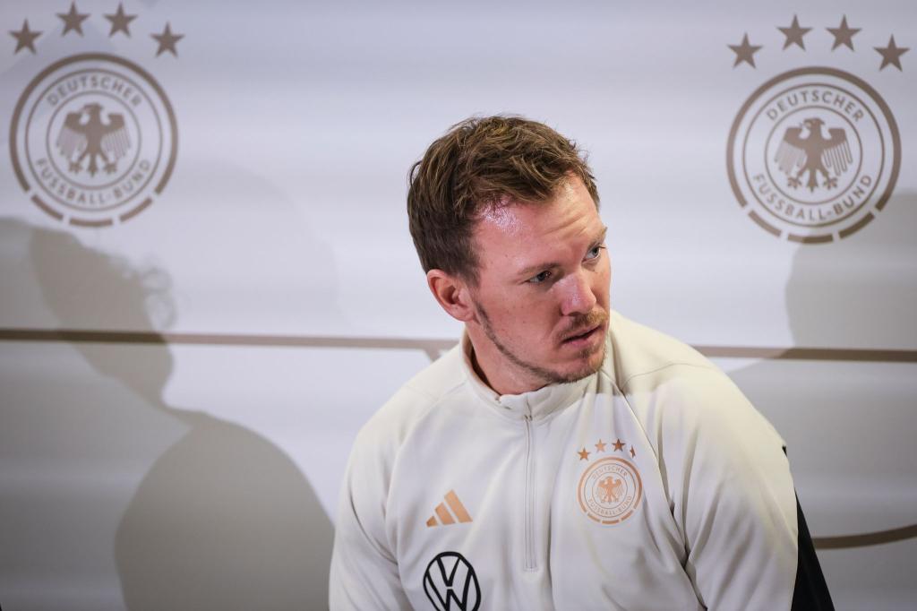 «Es ist keiner gesetzt und jeder ist eingeladen, sein Bestes zu geben», sagt DFB-Coach Julian Nagelsmann vor der Partie gegen Österreich. - Foto: Christian Charisius/dpa