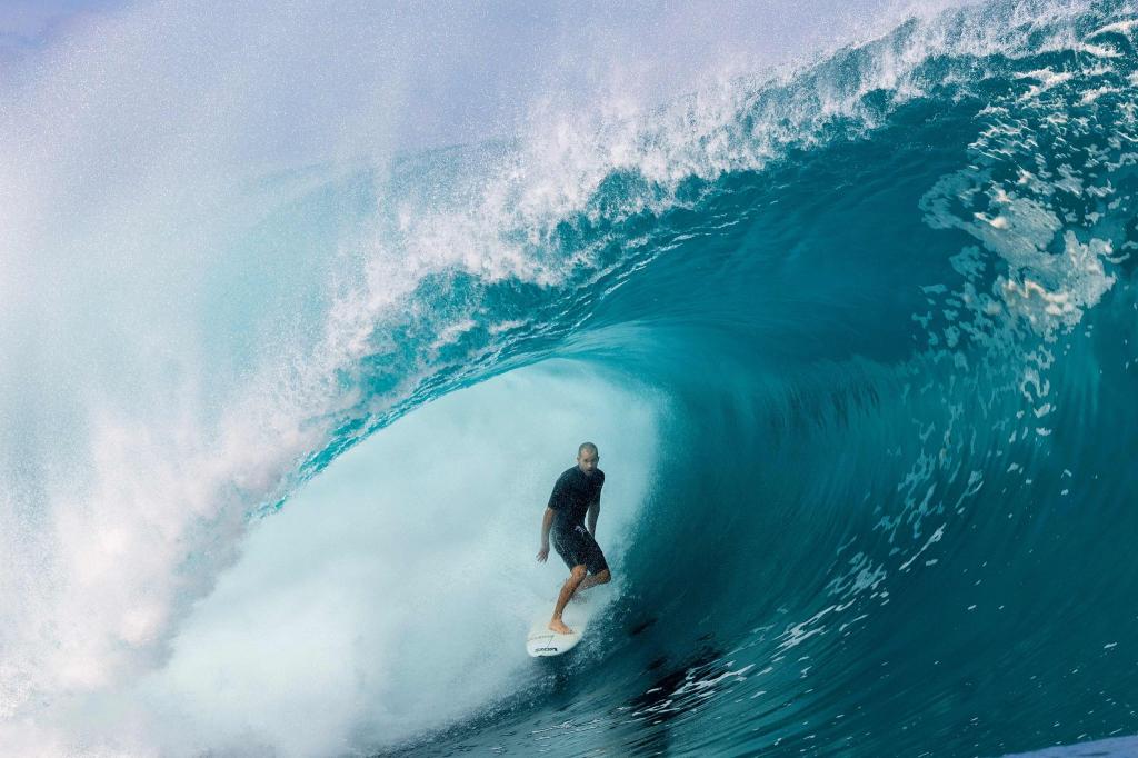 Die Olympia-Medaillen im Surfen sollen 2024 in Teahupo'o vergeben werden. - Foto: Brian Bielmann/AFP/dpa