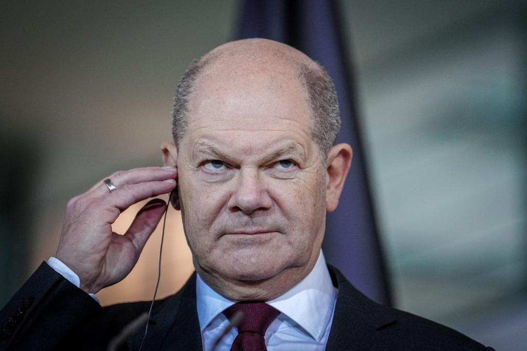 «Aber wir sind so weit vorangekommen, dass man sehr zuversichtlich sein kann, dass wir es auch schaffen werden, das Ergebnis Ihnen bald mitzuteilen», sagt der Bundeskanzler. - Foto: Kay Nietfeld/dpa