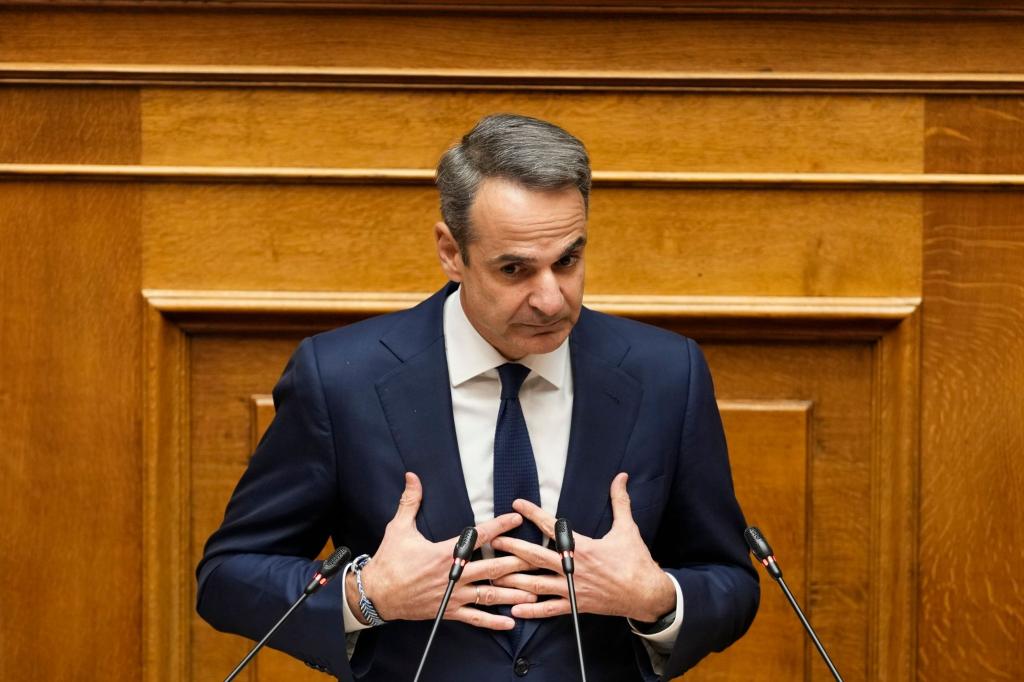 Der griechische Ministerpräsident Kyriakos Mitsotakis. - Foto: Petros Giannakouris/AP/dpa