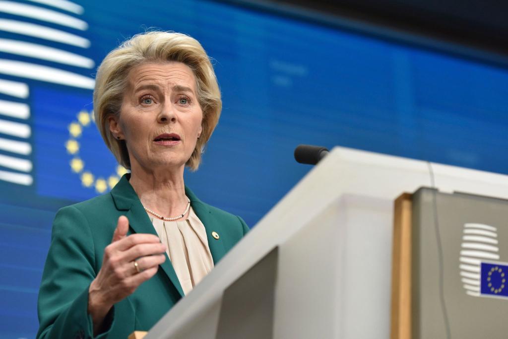 Die Präsidentin der Europäischen Kommission: Ursula von der Leyen. - Foto: Harry Nakos/AP/dpa