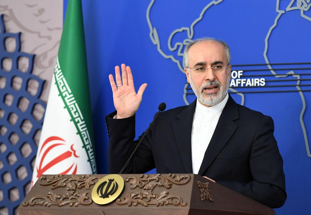 Der Sprecher des iranischen Außenministeriums: Nasser Kanaani. - Foto: Shadati/Xinhua/dpa