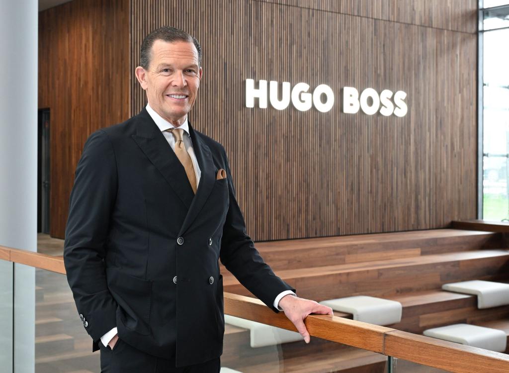 Daniel Grieder ist der Vorstandsvorsitzende des Modekonzerns Hugo Boss. - Foto: Bernd Weißbrod/dpa