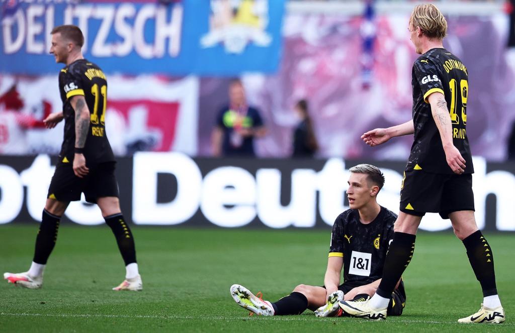 In Leipzig machte das Team von Borussia Dortmund keine gute Figur. - Foto: Jan Woitas/dpa
