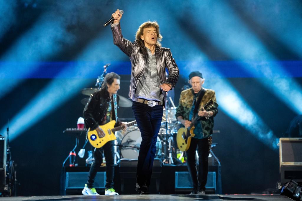 Mick Jagger von den Rolling Stones tritt in Houston während der «Hackney Diamonds»-Tour auf. - Foto: Amy Harris/Invision via AP/dpa