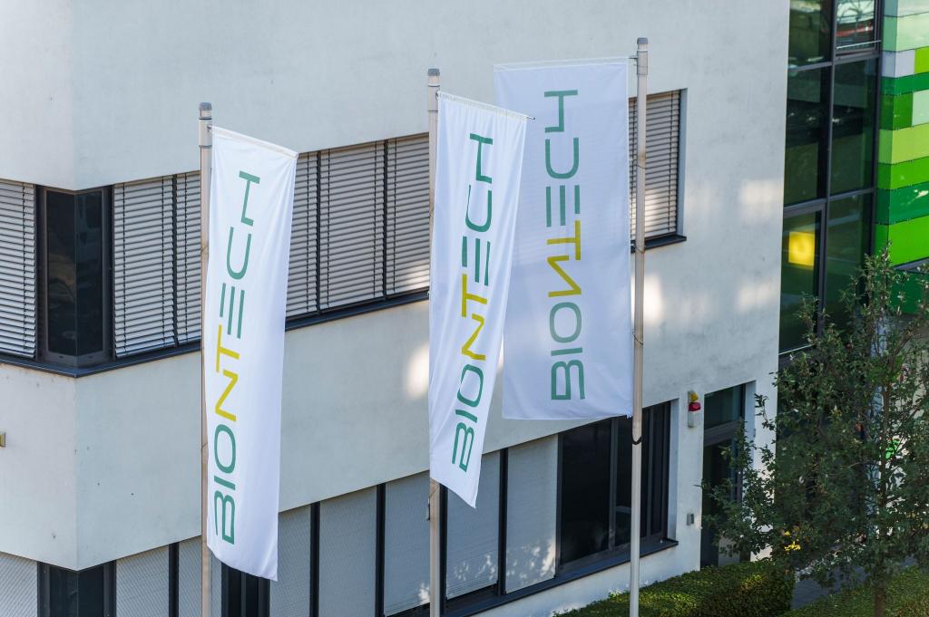 Das Pharma-Unternehmen Biontech hat seinen Hauptsitz in Mainz. - Foto: Andreas Arnold/dpa