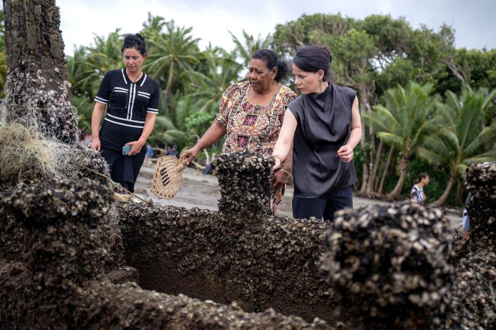 Im Mittelpunkt der einwöchigen Reise von Außenministerin Baerbock nach Australien, Neuseeland und Fidschi stehen die Sicherheitspolitik und der Klimaschutz. - Foto: Sina Schuldt/dpa