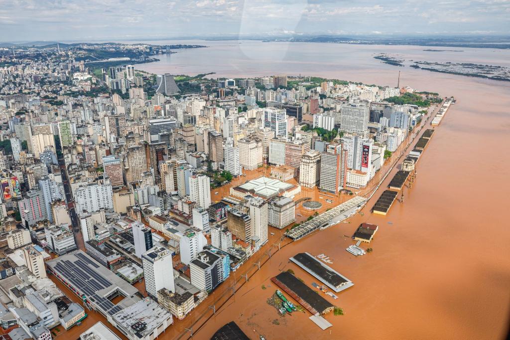 Der Süden von Brasilien ist von schweren Überschwemmungen betroffen. - Foto: Ricardo Stuckert/Palacio Planalto/dpa