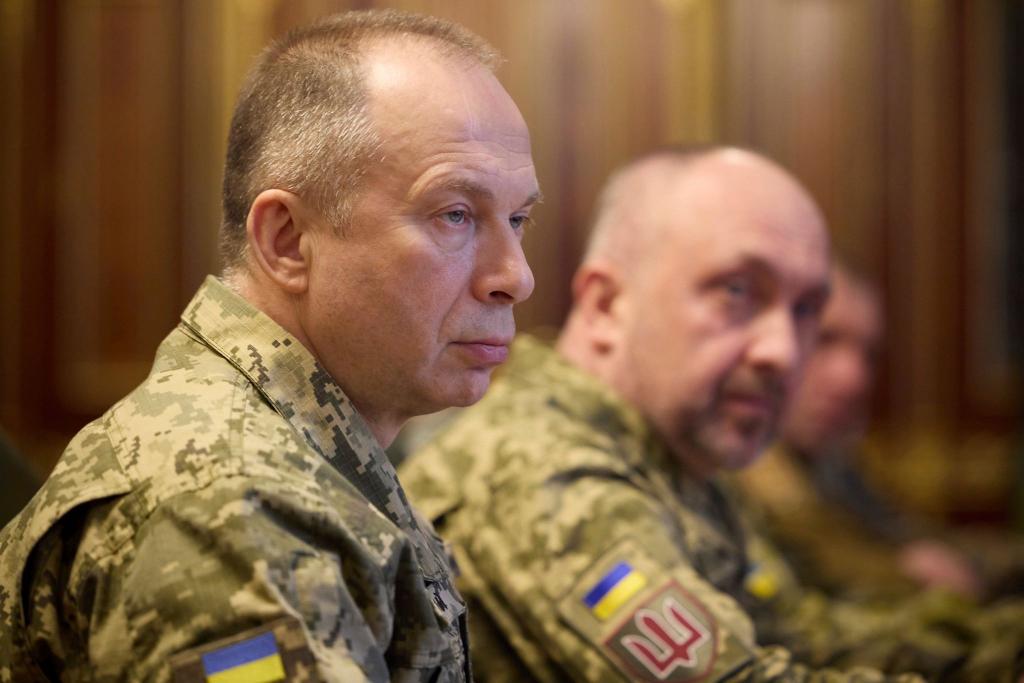 Generaloberst Olexander Syrskyj: «Die Situation ist schwierig.» - Foto: Ukrainisches Präsidentialamt/Zuma Press/dpa