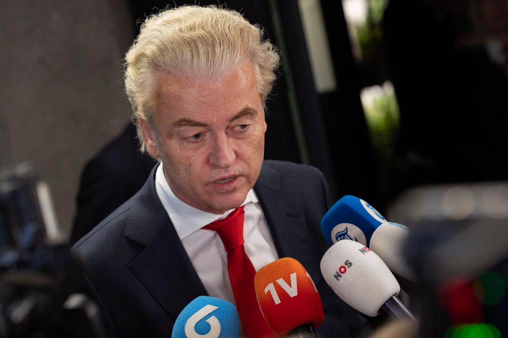 Geert Wilders ist Vorsitzender der rechtsextremen Partei PVV (Partei für die Freiheit). - Foto: Peter Dejong/AP/dpa