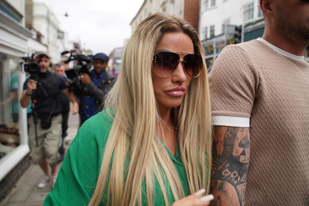 Ex-Model Katie Price hier im südenglischen Lewes im Jahr 2022. - Foto: Gareth Fuller/PA Wire/dpa