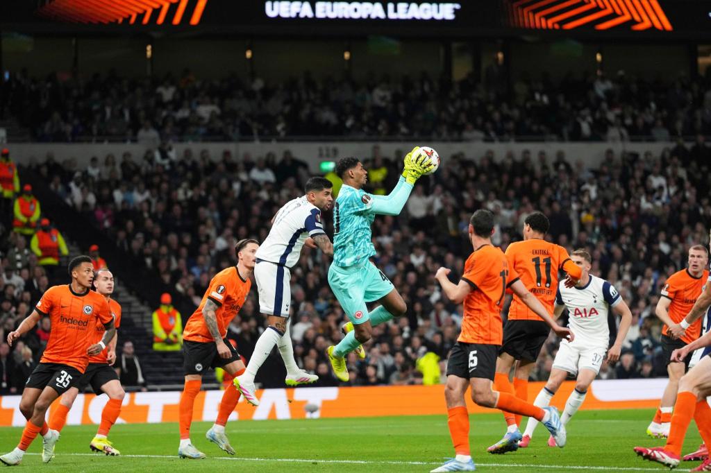 Eintracht Frankfurt muss sich im Rückspiel gegen Tottenham Hotspur steigern. - Foto: Frank Augstein/AP/dpa