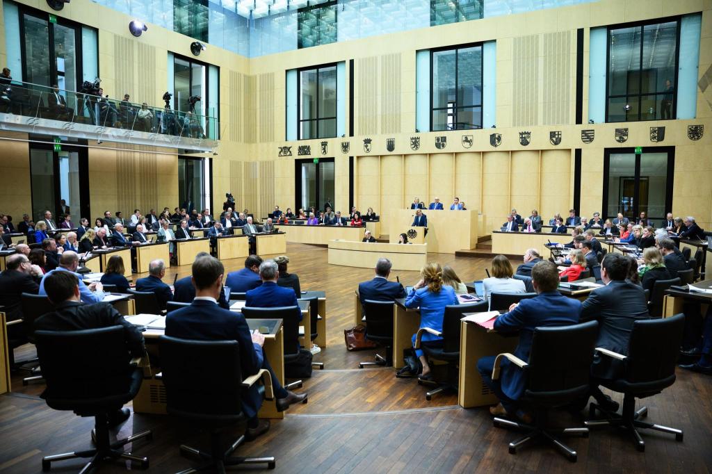 Kommunale Altschulden, Abschuss von Wölfen, K.-o.-Tropfen - damit beschäftigt sich die Länderkammer. - Foto: Bernd von Jutrczenka/dpa
