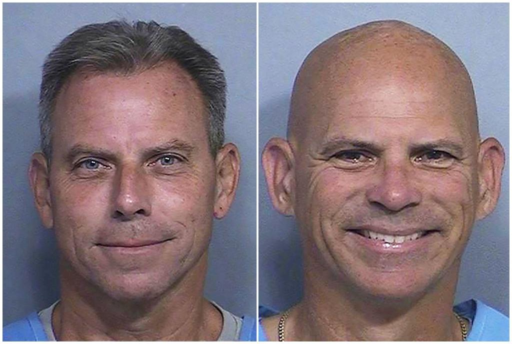 Erik Menendez (l) und sein Bruder Lyle Menendez wurden zu lebenslanger Haft verurteilt. (Archivbild) - Foto: Uncredited/California Dept. of Corrections via AP/dpa