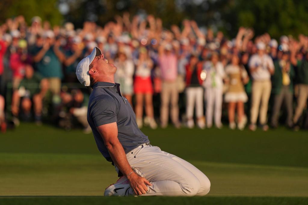 Nach seinem Sieg fiel bei Rory McIlroy die gesamte Anspannung ab. - Foto: Matt Slocum/AP/dpa