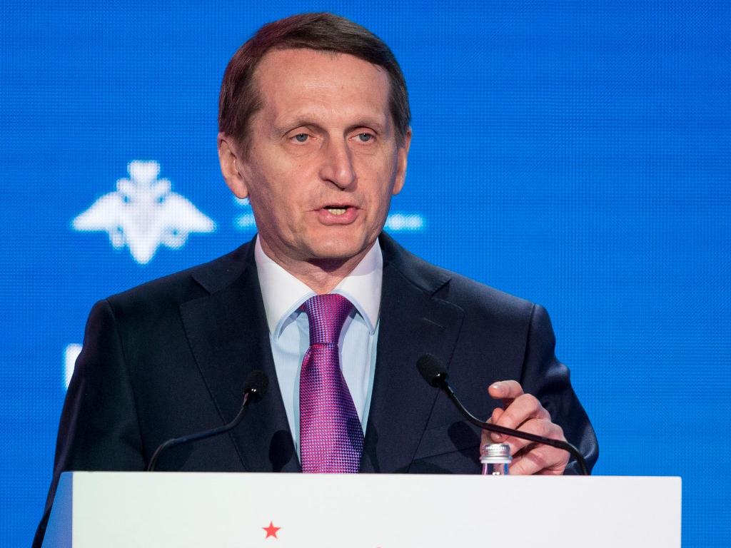 Der russische Auslandsgeheimdienstchef Sergej Naryschkin nennt mehrere Bedingungen für ein Kriegsende in der Ukraine. (Archivbild) - Foto: Alexander Zemlianichenko/AP/dpa