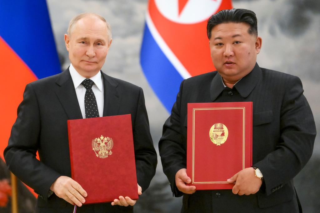 Erstmals hat Nordkorea den Einsatz von nordkoreanischen Soldaten im Ukraine-Krieg bestätigt. - Foto: Kristina Kormilitsyna/Pool Sputnik Kremlin/AP/dpa