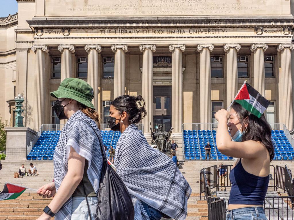 An der Columbia University in New York gab es propalästinensische Proteste. (Archivbild) - Foto: Carlos Chiossone/Zuma Press/dpa